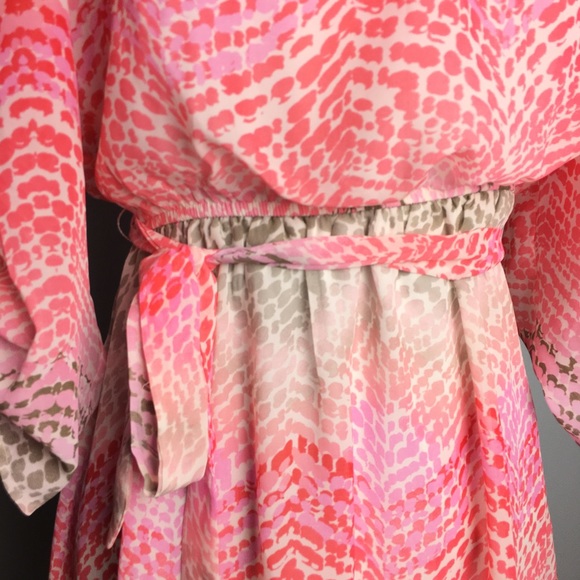 Speecklers Shades of pink long sleeve dress - Picture 2 of 6